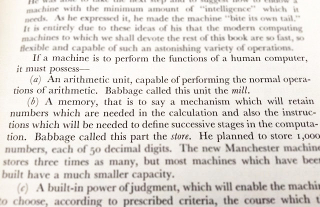 'An excerpt from the book 'Faster than Thought', B.V.Bowden, 1953