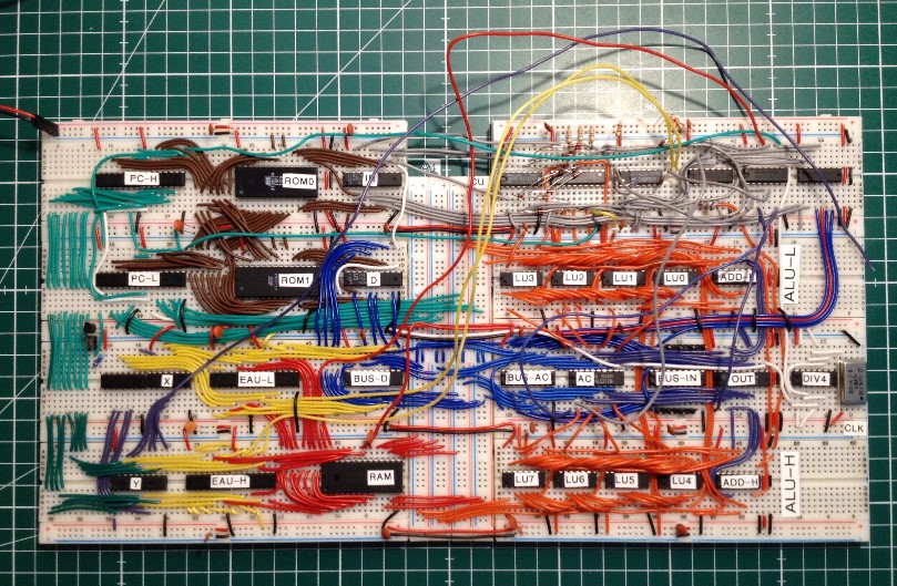 Gigatron TTL Microcomputer Prototype
